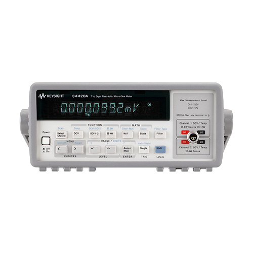 34420A Keysight 是德 七位半數字納伏表/微歐表-美佳特科技